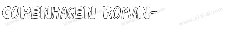 Copenhagen Roman字体转换 Copenhagen Roman字体转换
